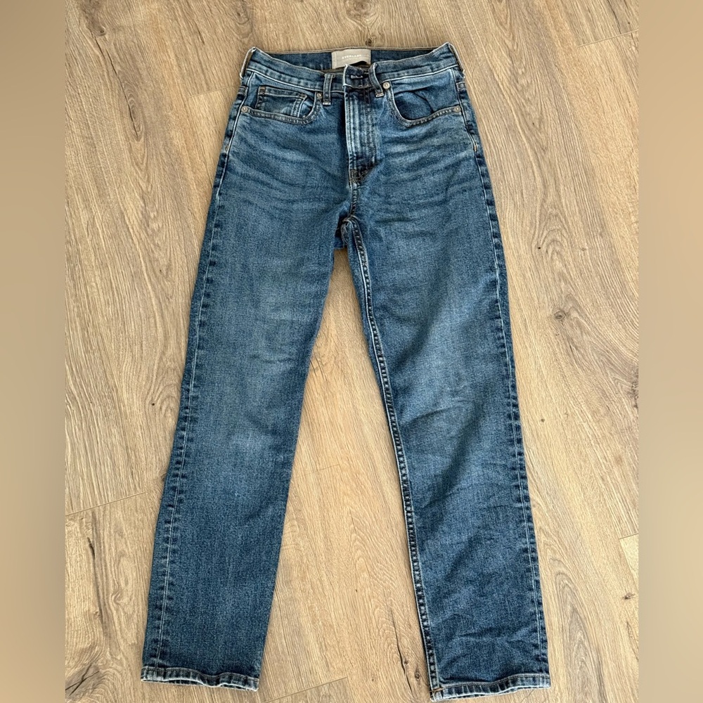 Everlane the High Rise Straight Jean - Size 25 Ankle
